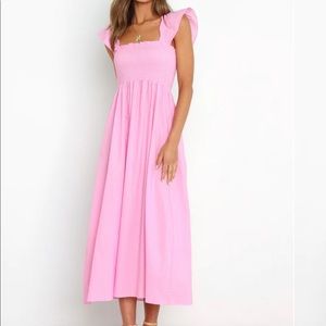 Pink Maxi Dress from Petal & Pup. Needs to be ironed, but only worn once!